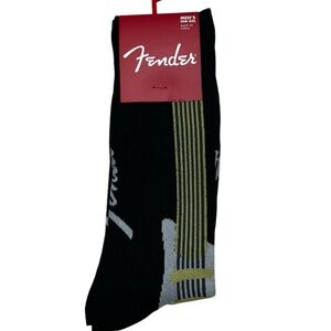 Fender Men's Black Socks